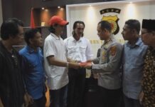 Peringati 17 Tahun MoU Helsinki, GAM Kuta Pase Datangi Mapolres Lhokseumawe