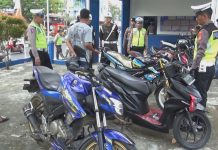 Polisi Amankan Puluhan Motor Menggunakan Knalpot Brong