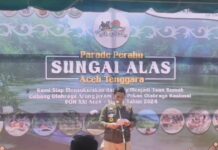 Parade Arung Jeram Untuk Persiapan PON Ke 21 Aceh-Sumut Di Aceh Tenggara