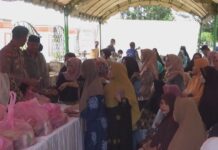 Peringati Hari Bhayangkara, Polres Aceh Barat Gelar 77 Titik Pasar Murah