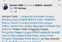 Akun Facebook Usman Udin Dilaporkan Atas Dugaan Penghinaan Dan Pencemaran Terhadap Lambang HMI