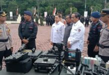 Brimob Ikuti Apel Gelar Pasukan dan Sarpras di Polres Nagan Raya Guna Amankan Pemilu 2024