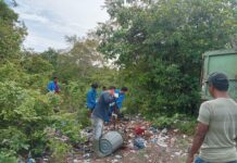Libatkan Mahasiswa KKN, DLH Aceh Besar Bersihkan Sampah di Jantho dan Blang Bintang