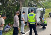Seorang Pengendara Sepeda Motor Meninggal Akibat Tertabrak Hingga Tertimpa Mobil Box Di Subulussalam
