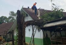 Tidak Hanya Rumah, Angin Kencang Juga Merusak SD Di Cigombong Bogor