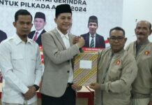 Partai Gerindra Semakin Diminati, Enam Bacalon Bupati Aceh Selatan Minta Rekomendasi