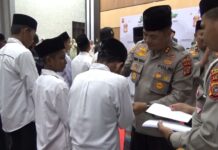 Akhiri Masa Jabatan, Kapolres Aceh Utara Berbagi Bersama Anak Yatim