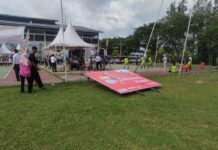 Angin Kencang Terjang Lokasi Popda Aceh, Pertandingan Takraw Terganggu