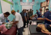 Kodim 0103/Aceh Utara Gelar Sunat Massal Bagi 65 Anak Kurang Mampu