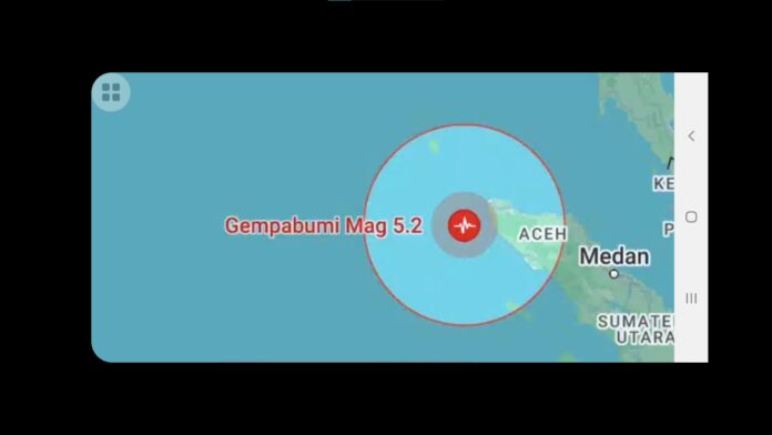 Gempa 5,2 Sr