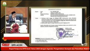 PLT Sekda Aceh